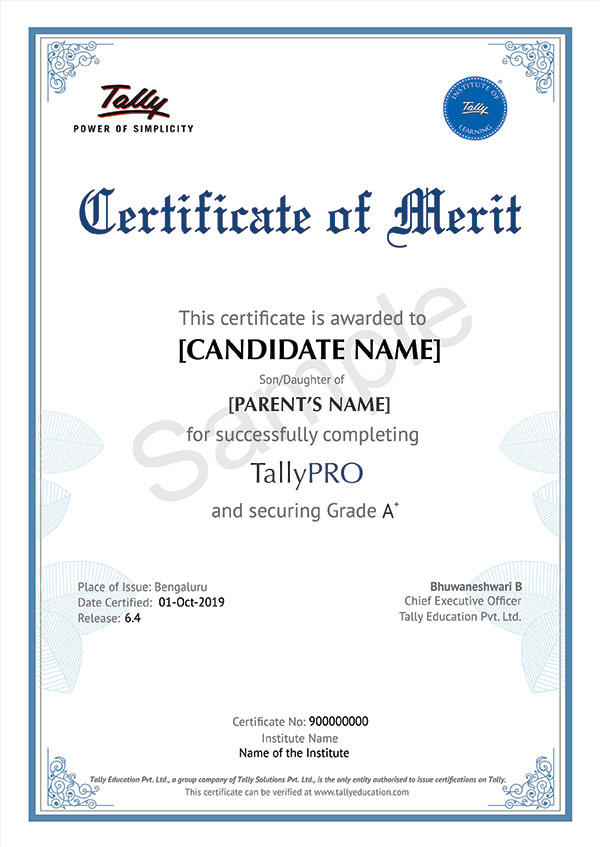 Authorized Tally Institute in Kolhapur